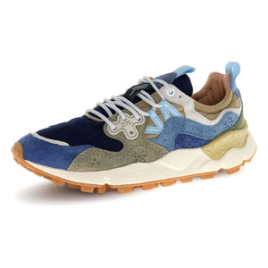 Flower Mountain - Yamano 3 Suede and Nylon Sneakers | Midnight Blue