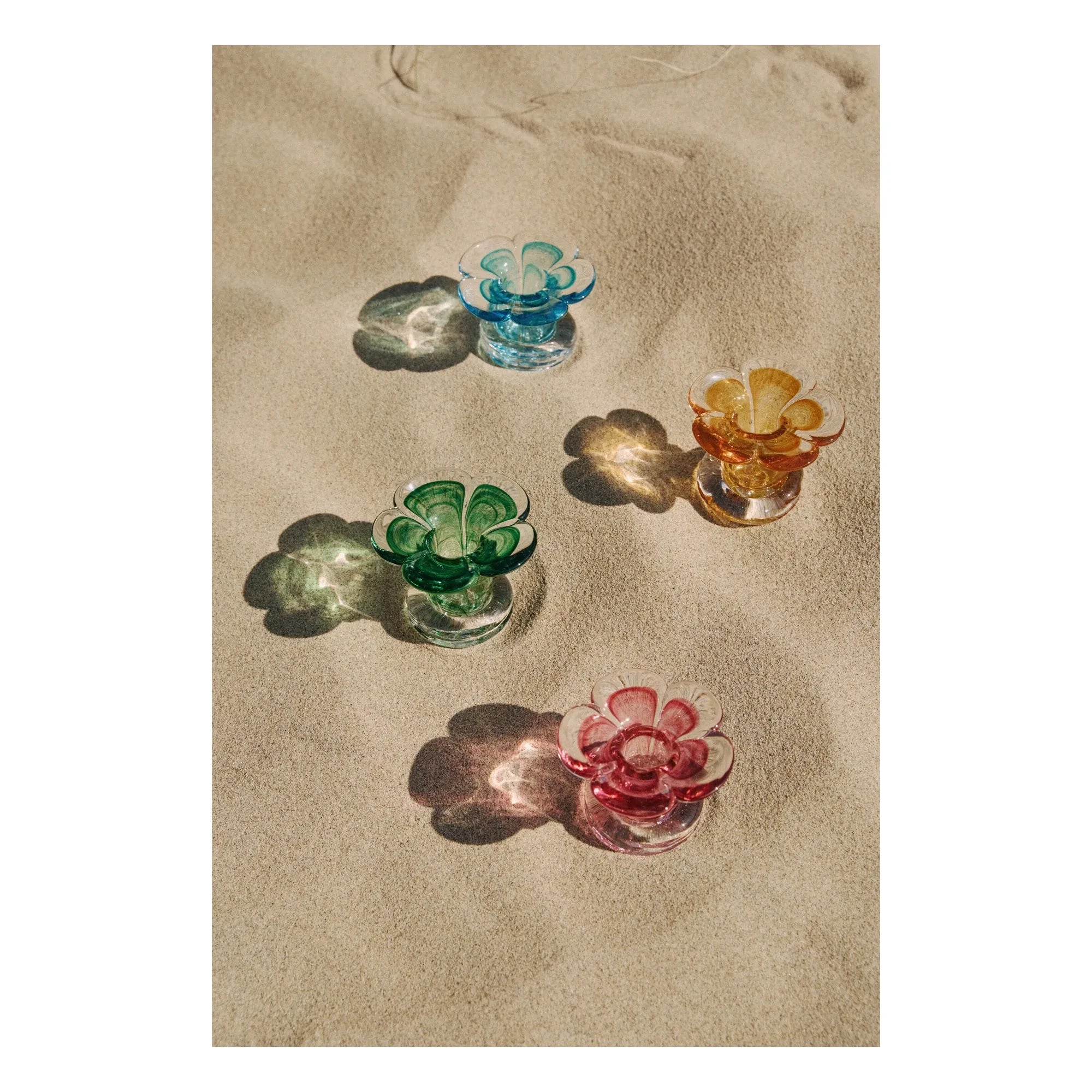 Denise - Stella Glass Candle Holder | Pink