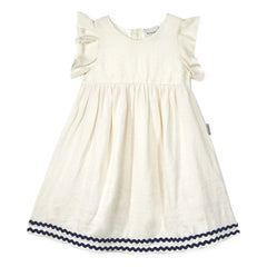 Mipounet - Isaline Linen Dress | Ecru