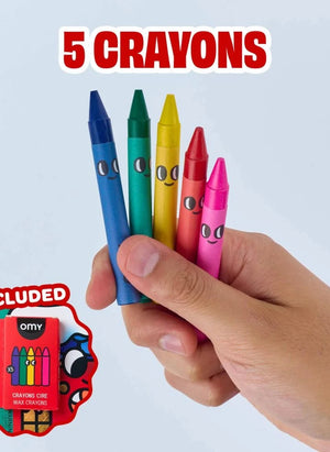 Omy - Christmas Sticker Coloring Book