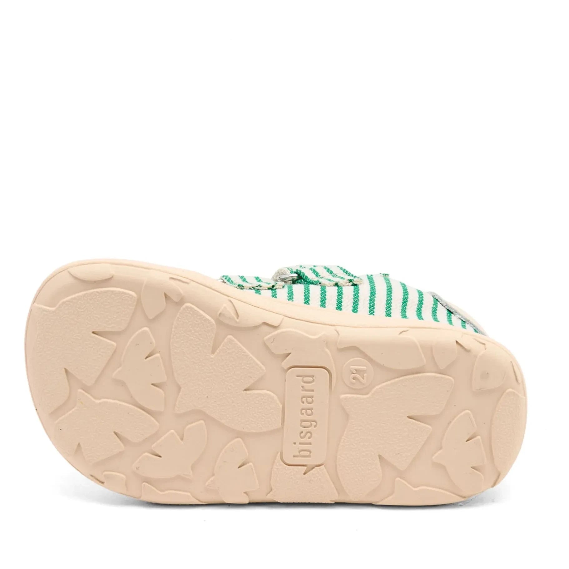 bisgaard - Striped Scuffed Detail Sneakers | Green