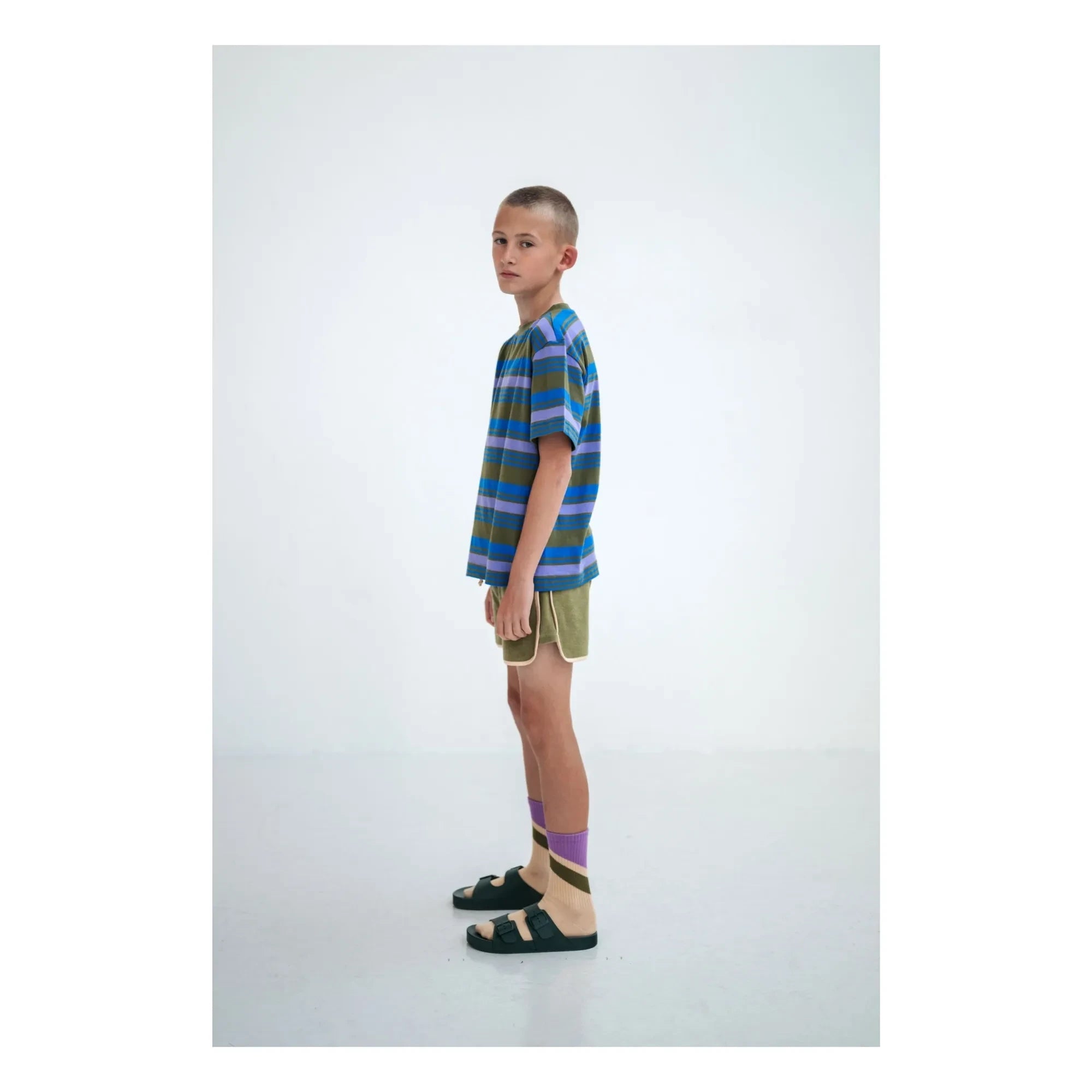 Repose AMS - Organic Cotton Towel Jogger Shorts | Khaki