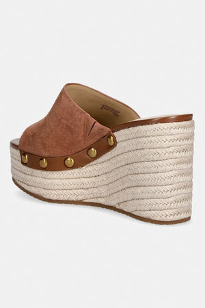 MICHAEL Michael Kors kadın süet Mayes Wedge Sandal