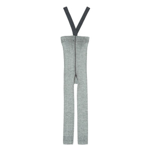 Silly Silas - Woolen Strap-Style Tights | Gray