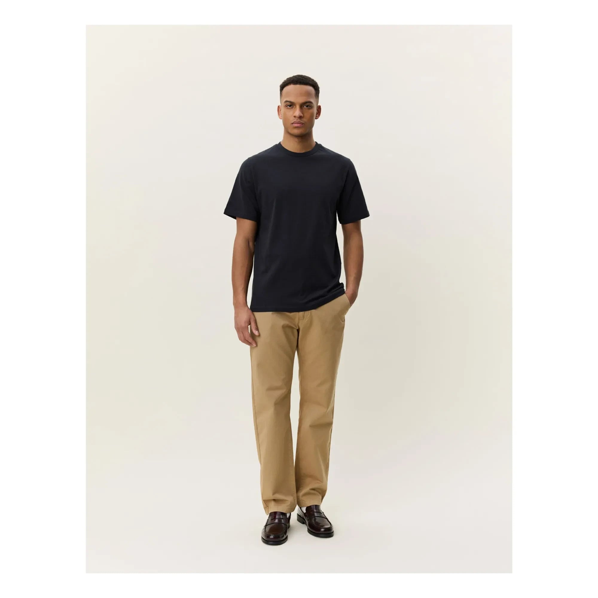Les Deux - Plant T-shirt | Blue black