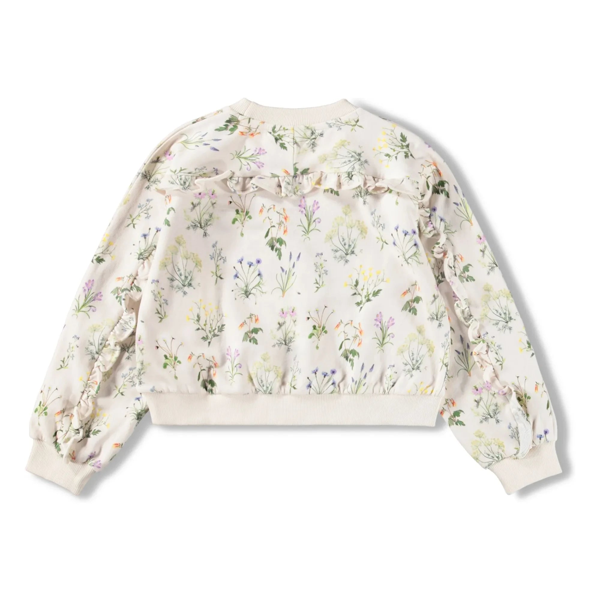 Molo - Mabel Fleuri Organic Cotton Sweatshirt | Ecru