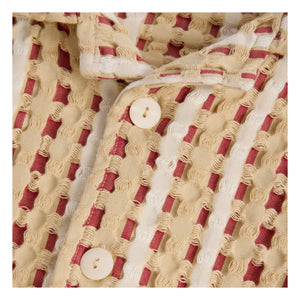 OAS - Lano Nicaro Waffle Shirt | Red