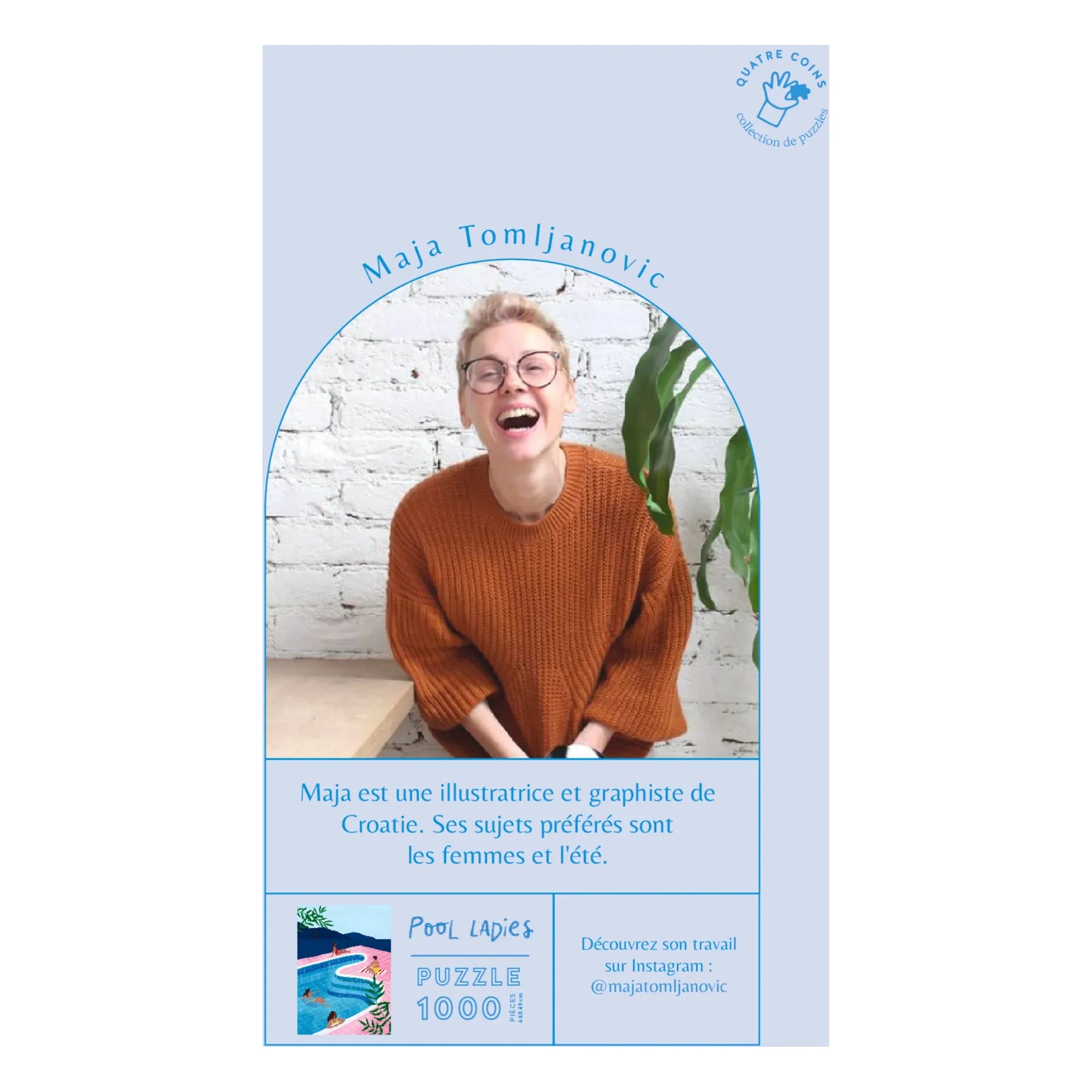 La Petite Épicerie - Pool Ladies Puzzle - Maka Tomljanovic - 1000 Pieces