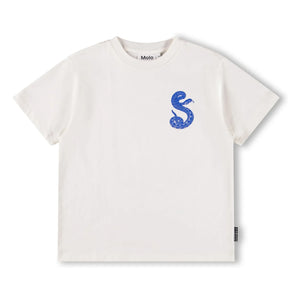 Molo - Rodney Snake T-Shirt Organic cotton | White