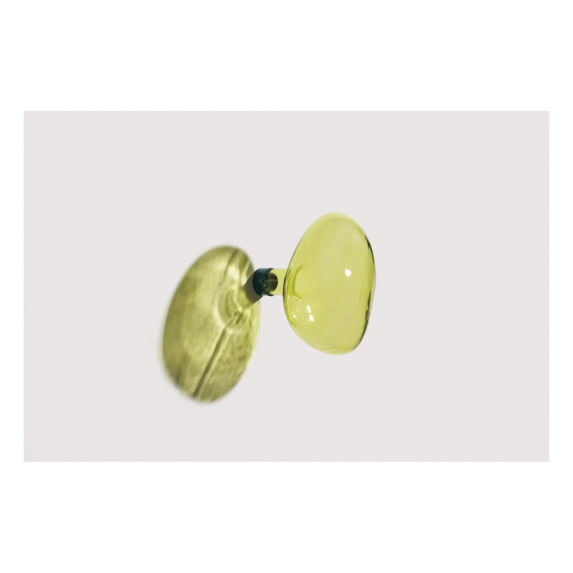 Petite Friture - Bubble Grande Glass Coat Hanger | Green