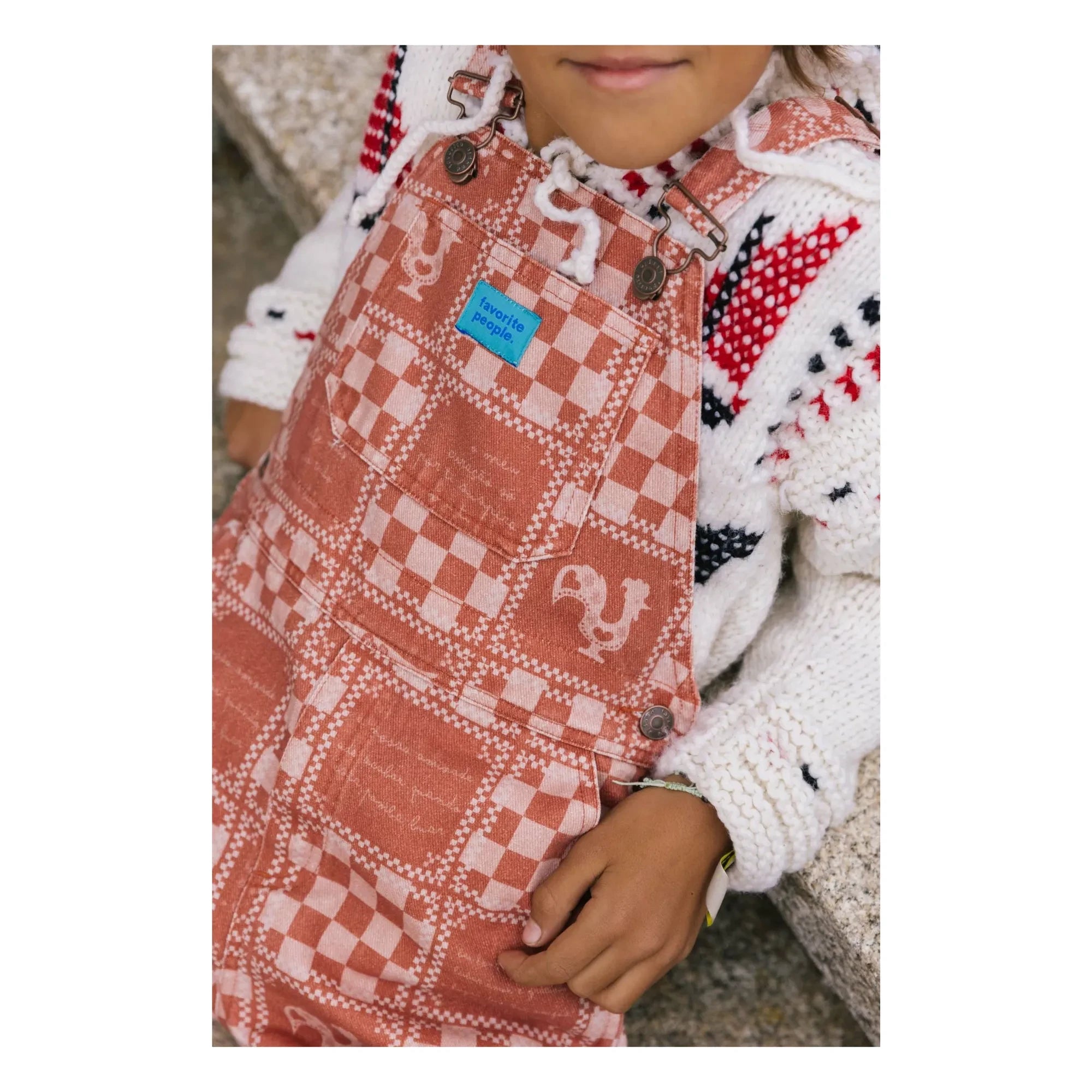 Favorite People - Namorados Overalls | Red