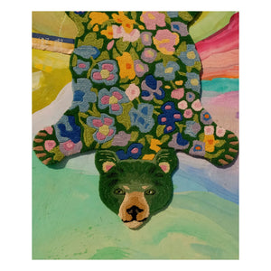 Doing Goods - Wool Bear Rug Josie Jardin | Green