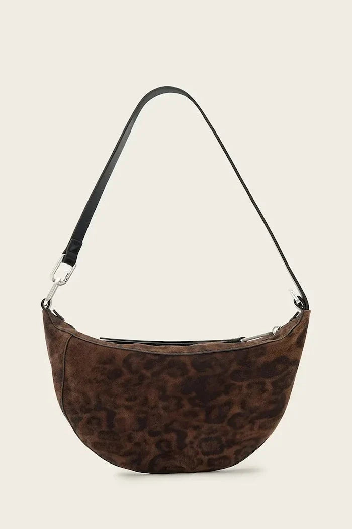 AllSaints kadın süet hobo çanta LUNA