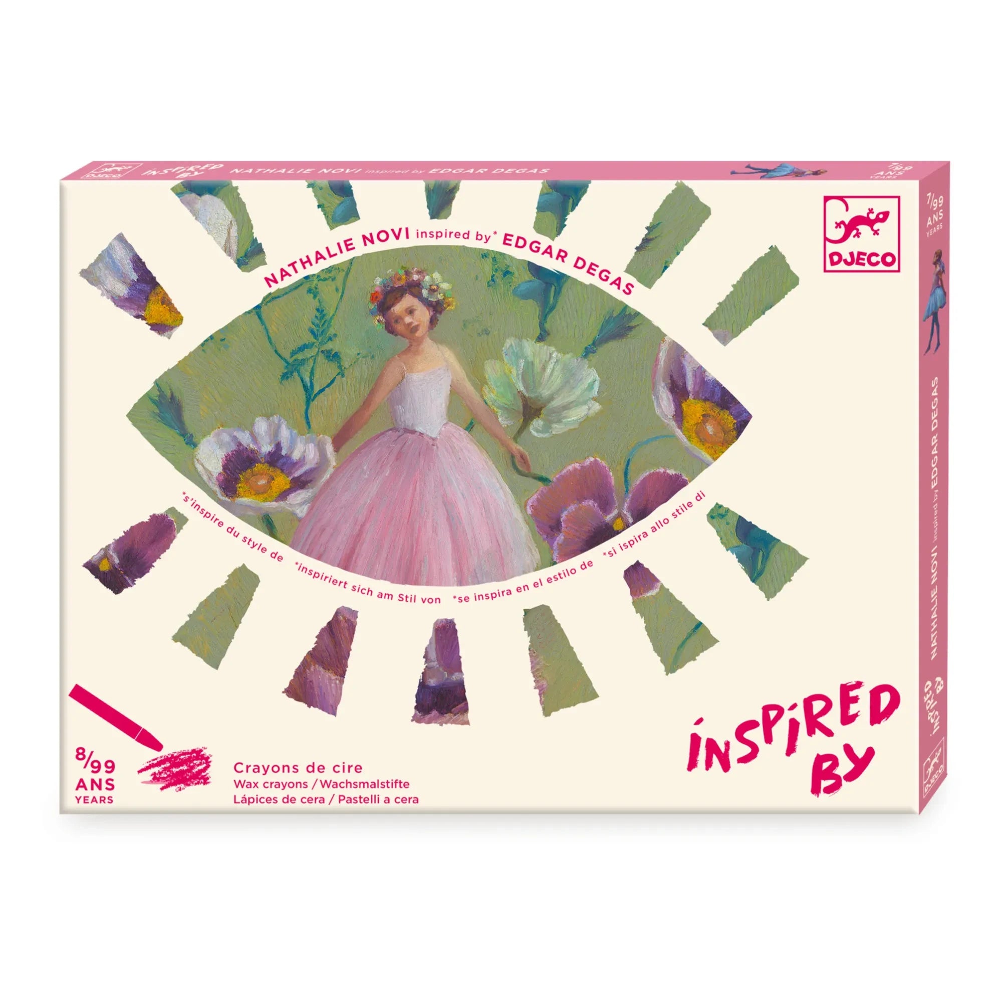 Djeco - Ballerina Oil Pastel Activity Set