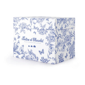 Tartine et Chocolat - Augustin Bunny Musical Mobile Toile de Jouy | Blue