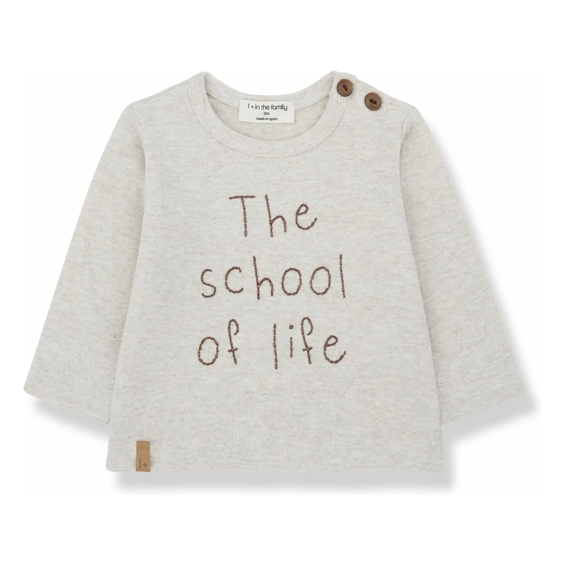 1+ in the family - Harald T-Shirt | Heather Beige