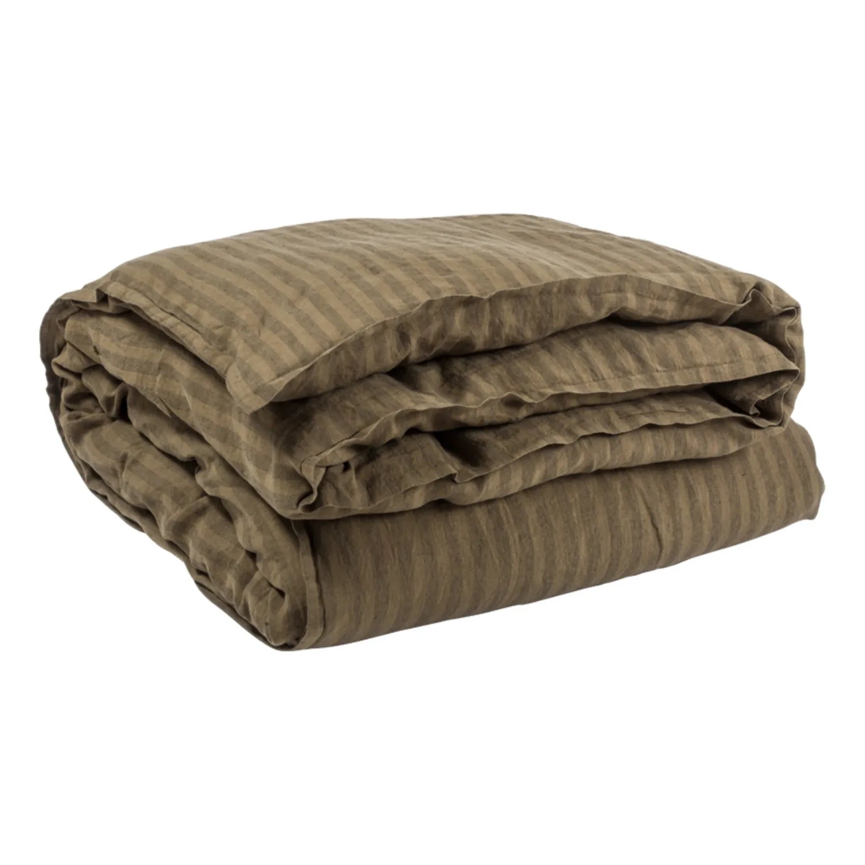 Le Monde Sauvage - Sandhills Linen Duvet Cover | Brown