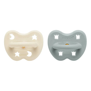 Hevea - Natural Rubber Pacifiers - Set of 2 | Light Gray