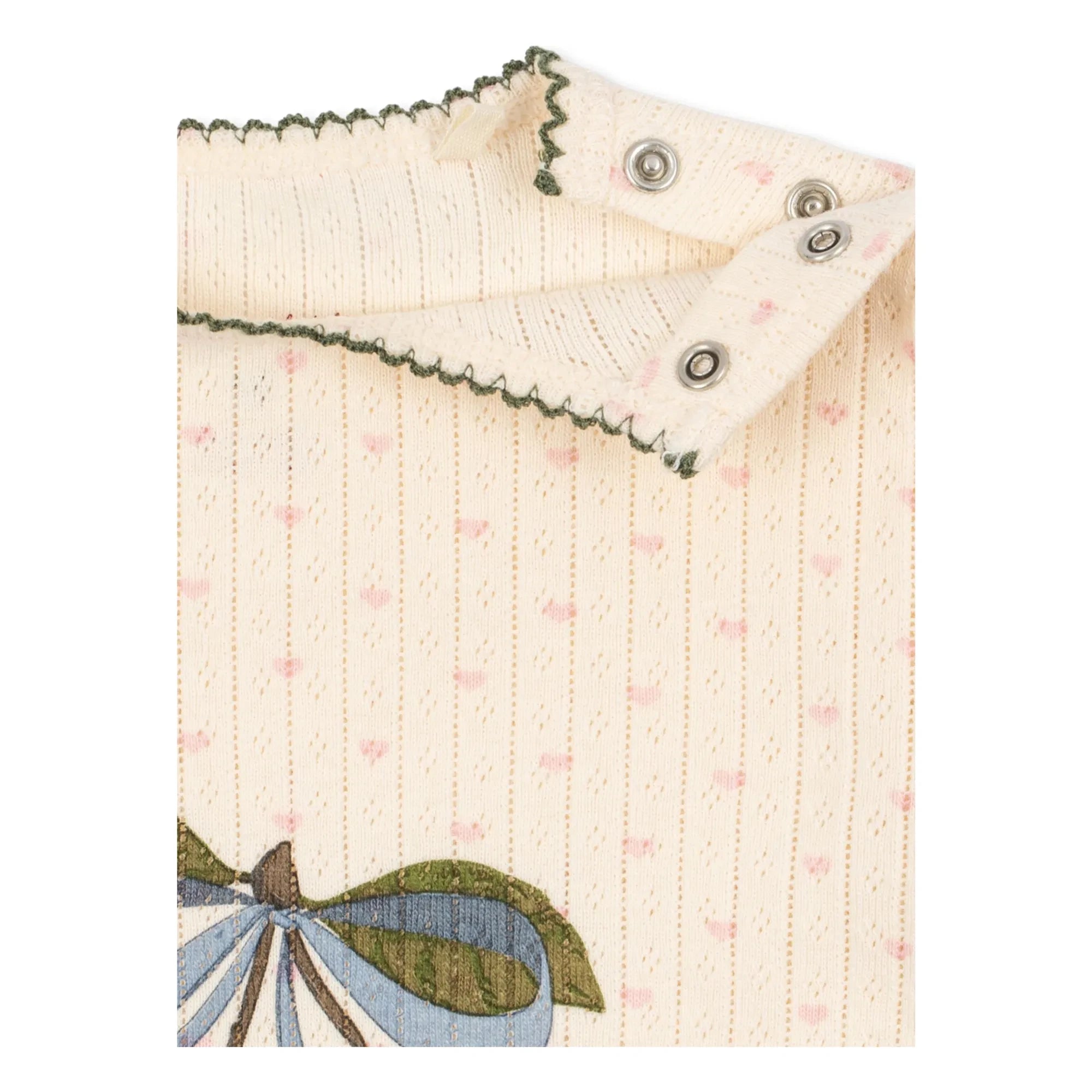 Konges Sløjd - Minnie Cherry Organic Cotton Romper | Off-white