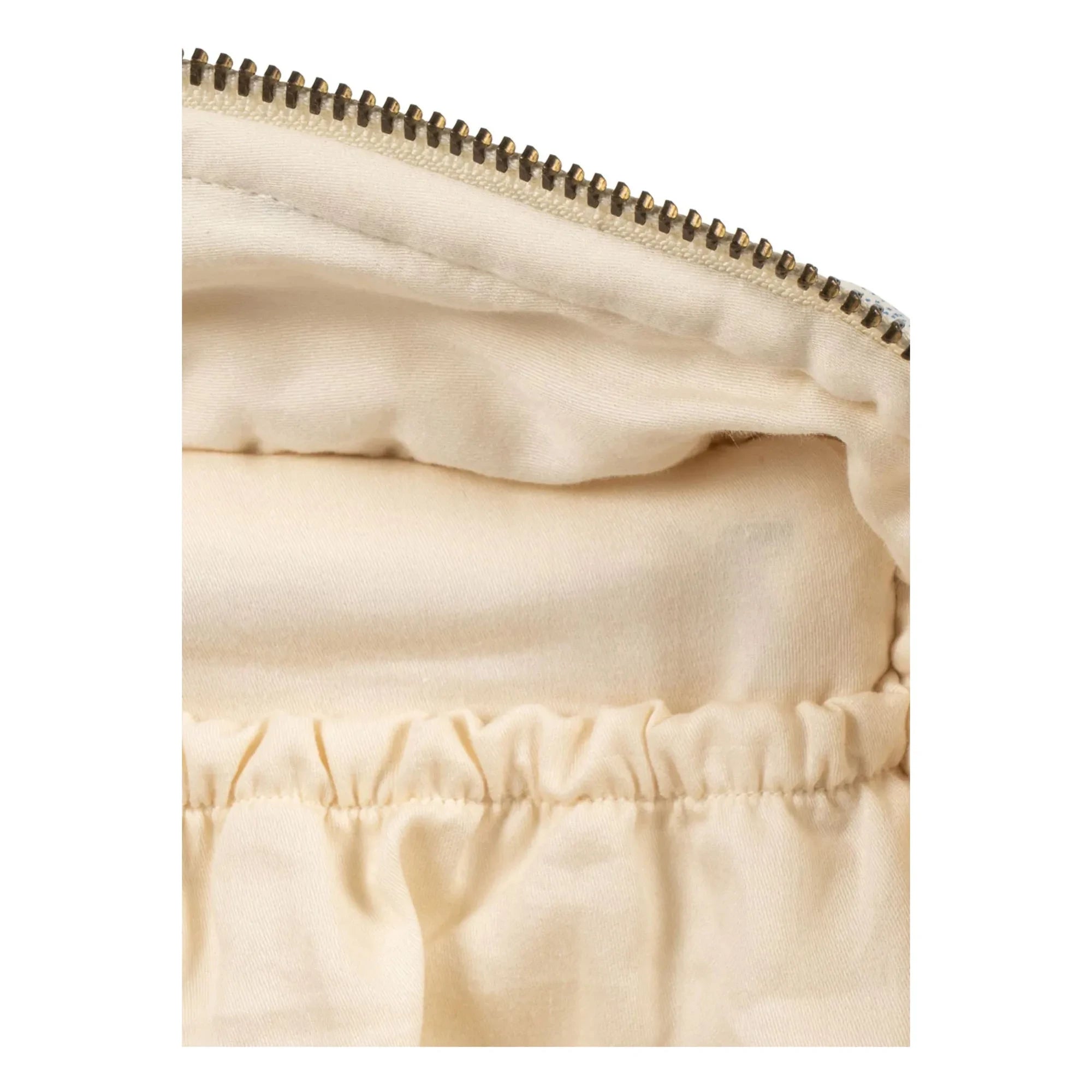 Konges Sløjd - Verone Blues Large Organic Cotton Cosmetic Bag | White