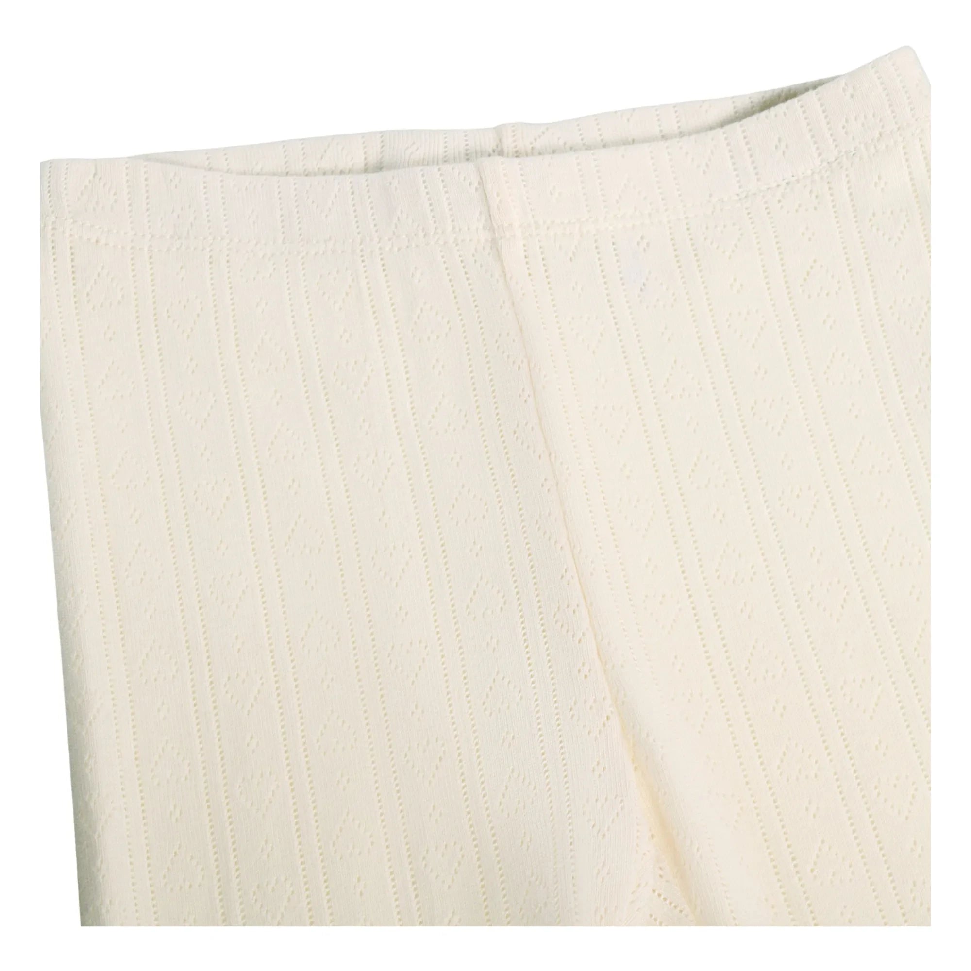 Molo - Sidse Organic Cotton Ribbed Leggings | Ivory