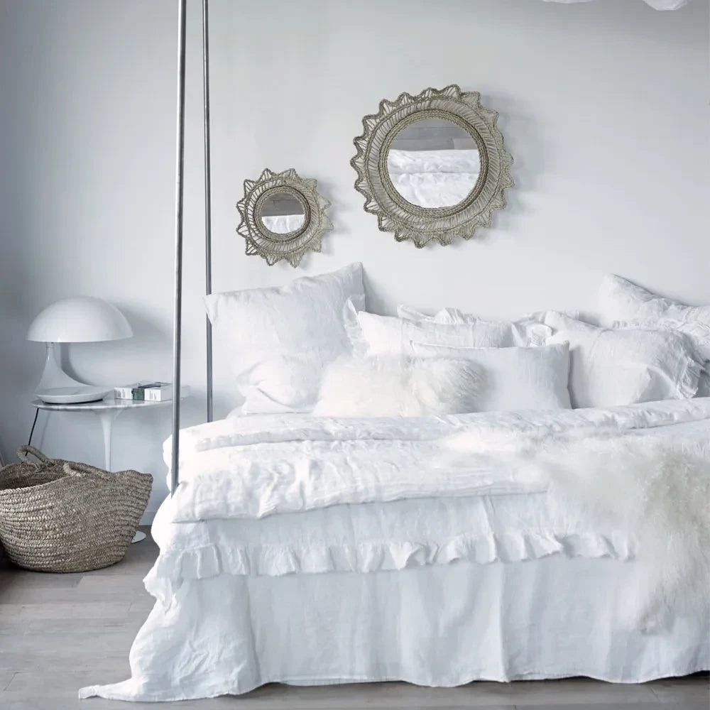 Maison de Vacances - Bohemian Washed Linen Pillowcase | Natural