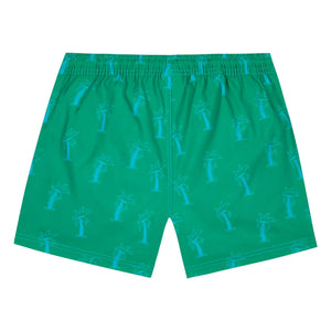 Bonton - Palm Swim Shorts | Emerald Green