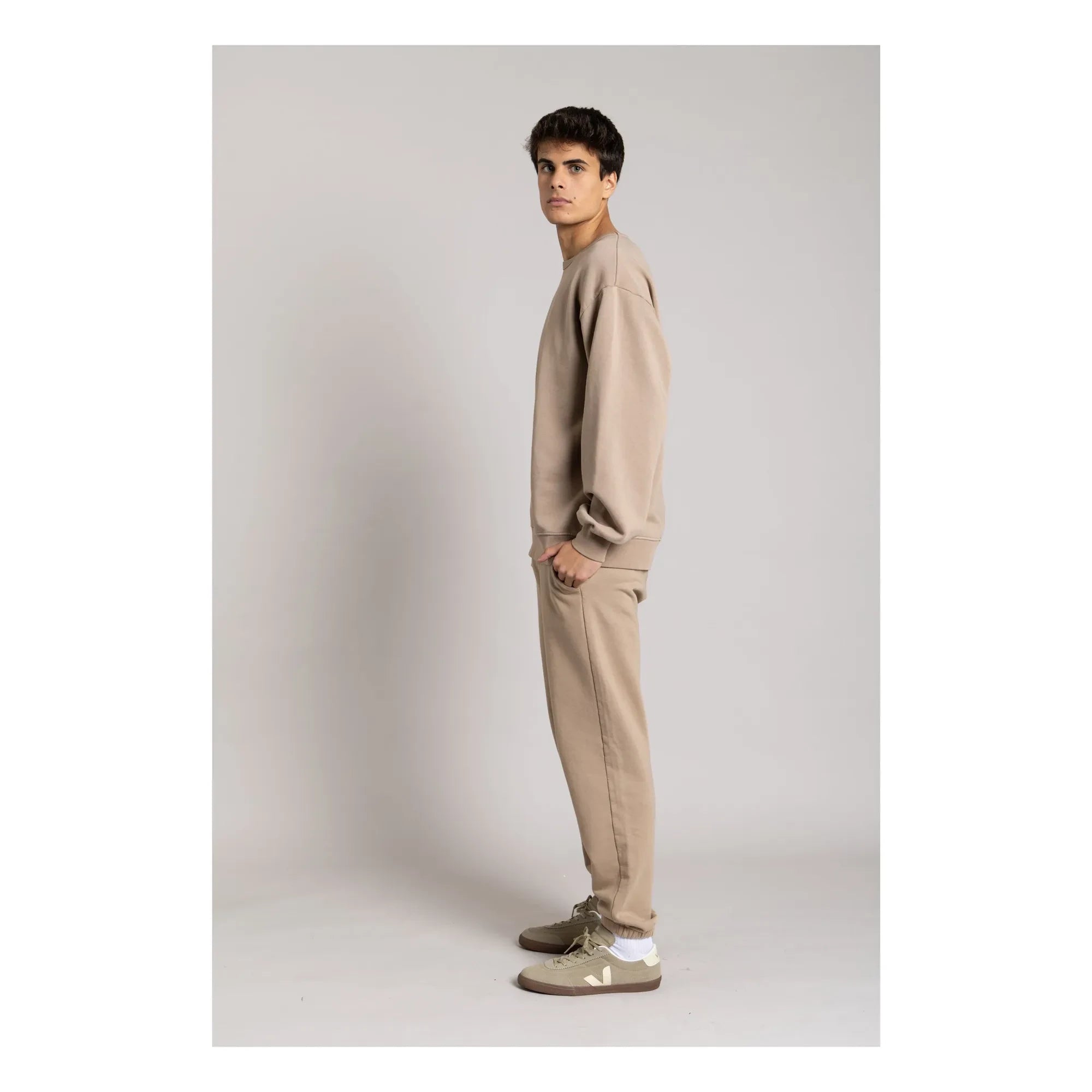 Smallable Man - Jogger Shuffle Organic Cotton | Dark Brown