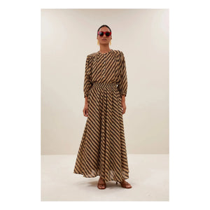 By Bar - Becky Organic Cotton Blouse | Brown