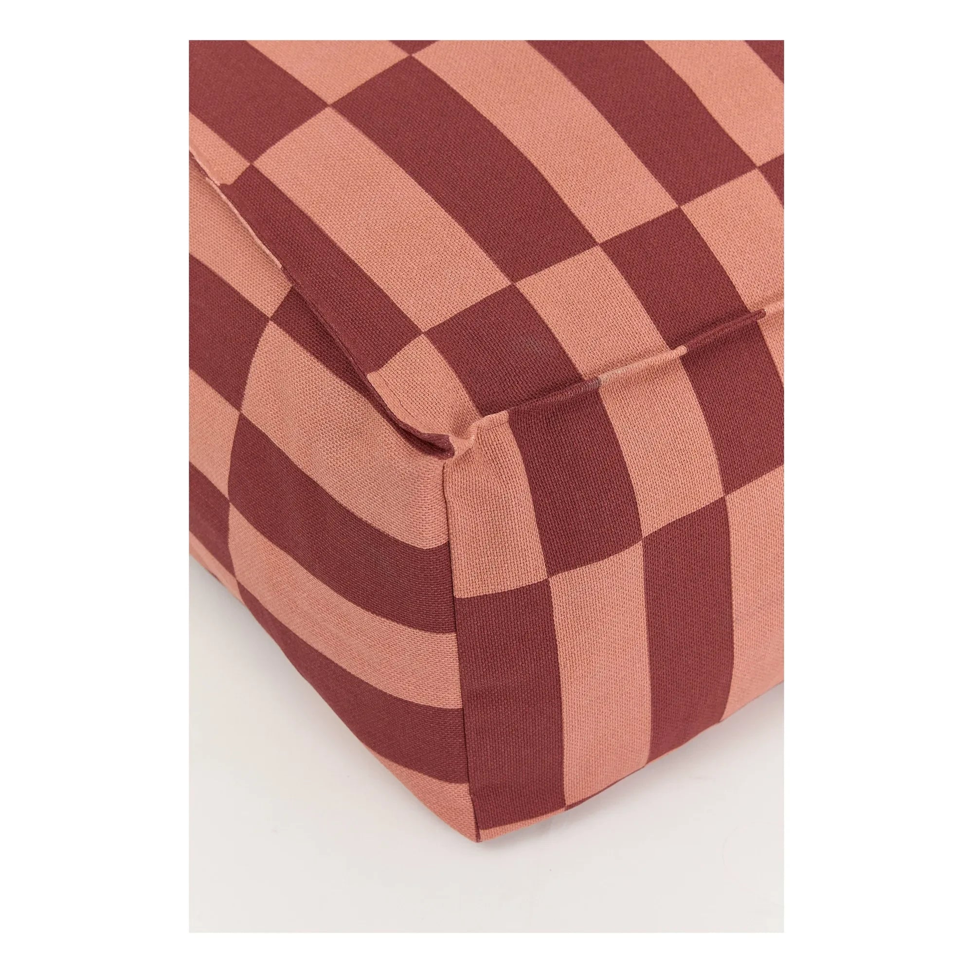 Nobodinoz - Vibes Tiles Long Pouf | Red
