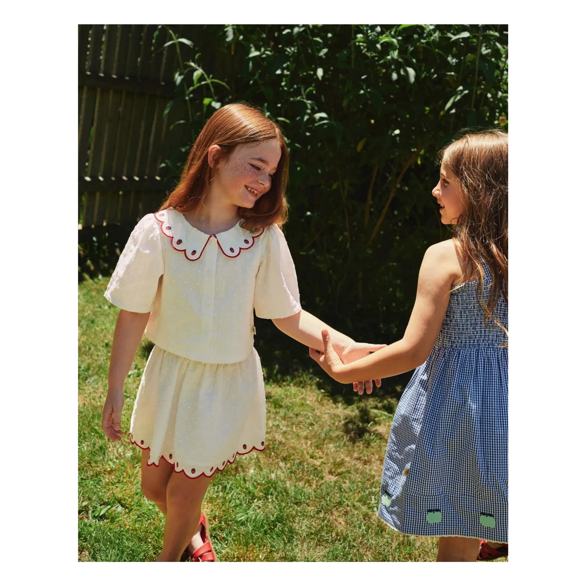Goldie + Ace - Strawberry Skirt | Ivory