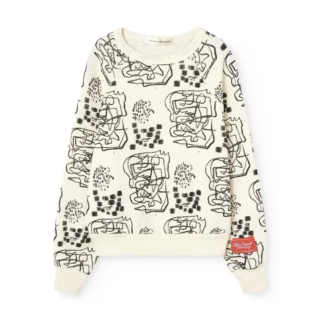 The Animals Observatory - Shark sweatshirt | Ivory