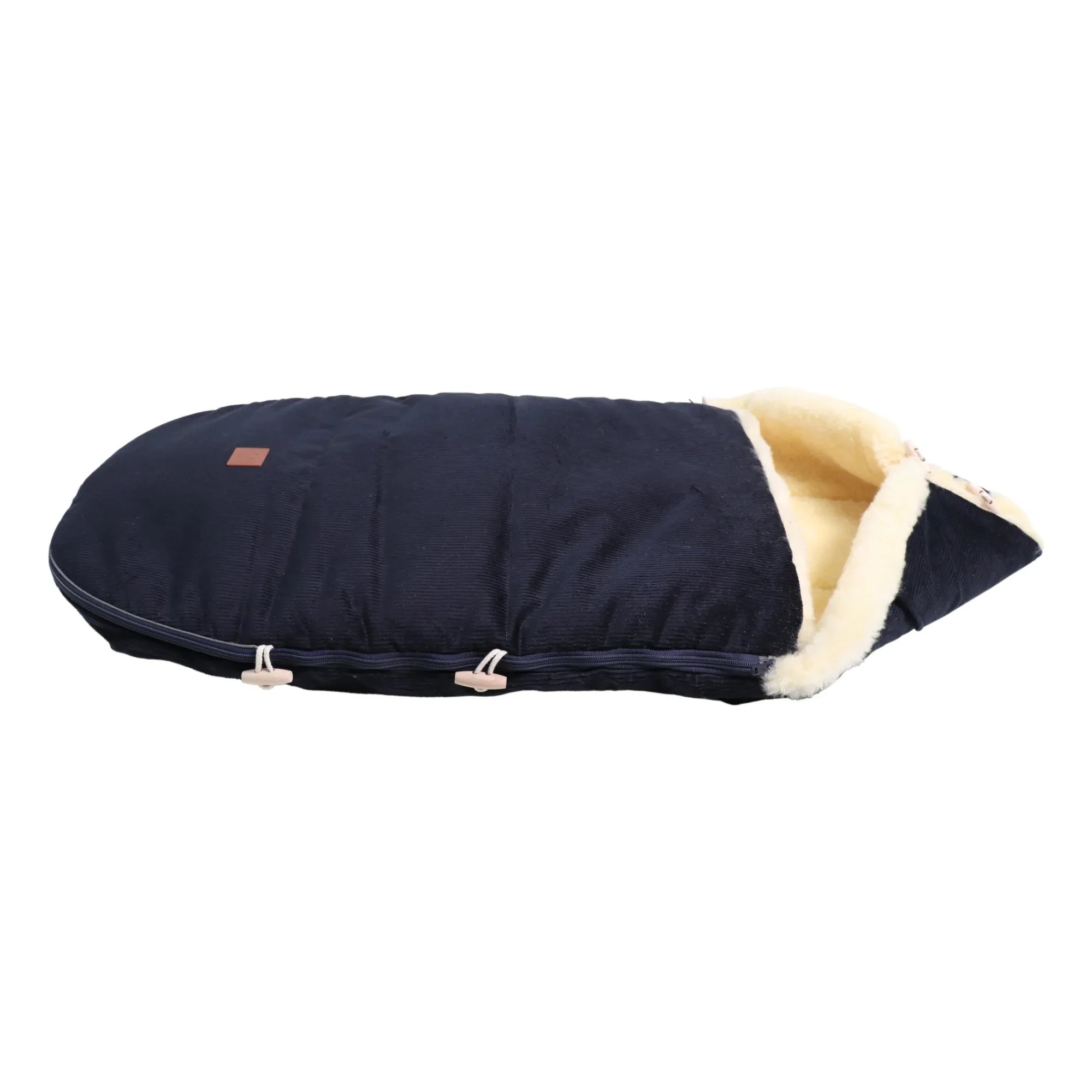 Kaiser - Filius Lamb Leather Universal Stroller Cover | Navy Blue
