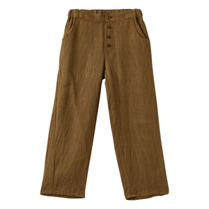 Caramel - Sullivan Linen Trousers | Brown