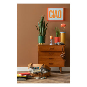 Present Time - Double Funky Planter | Green