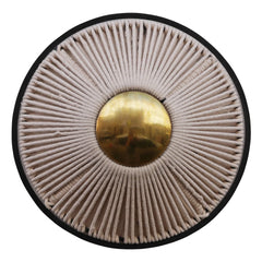 Honoré - Metal and Rope Wall Lamp | Ivory