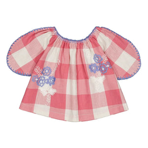 Hello Simone - Blouse Marlette Kareli | Pembe