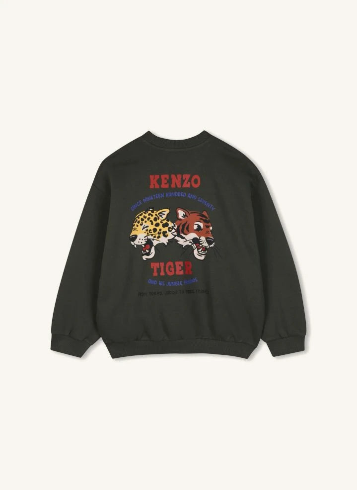 Kenzo - Kenzo Tigres sweater | Charcoal gray