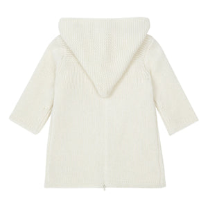 Bonpoint - Cashmere Hooded Sweater | Ecru