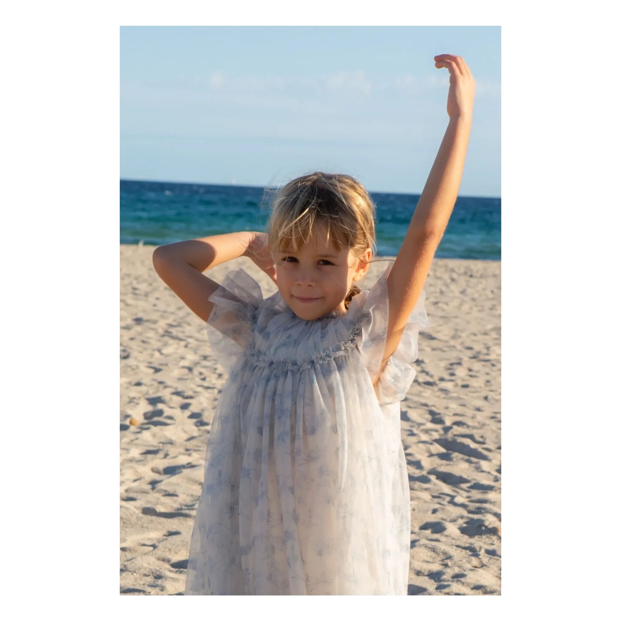 C'era Una Volta - Marisol Fleurie Dress | Gray-Blue