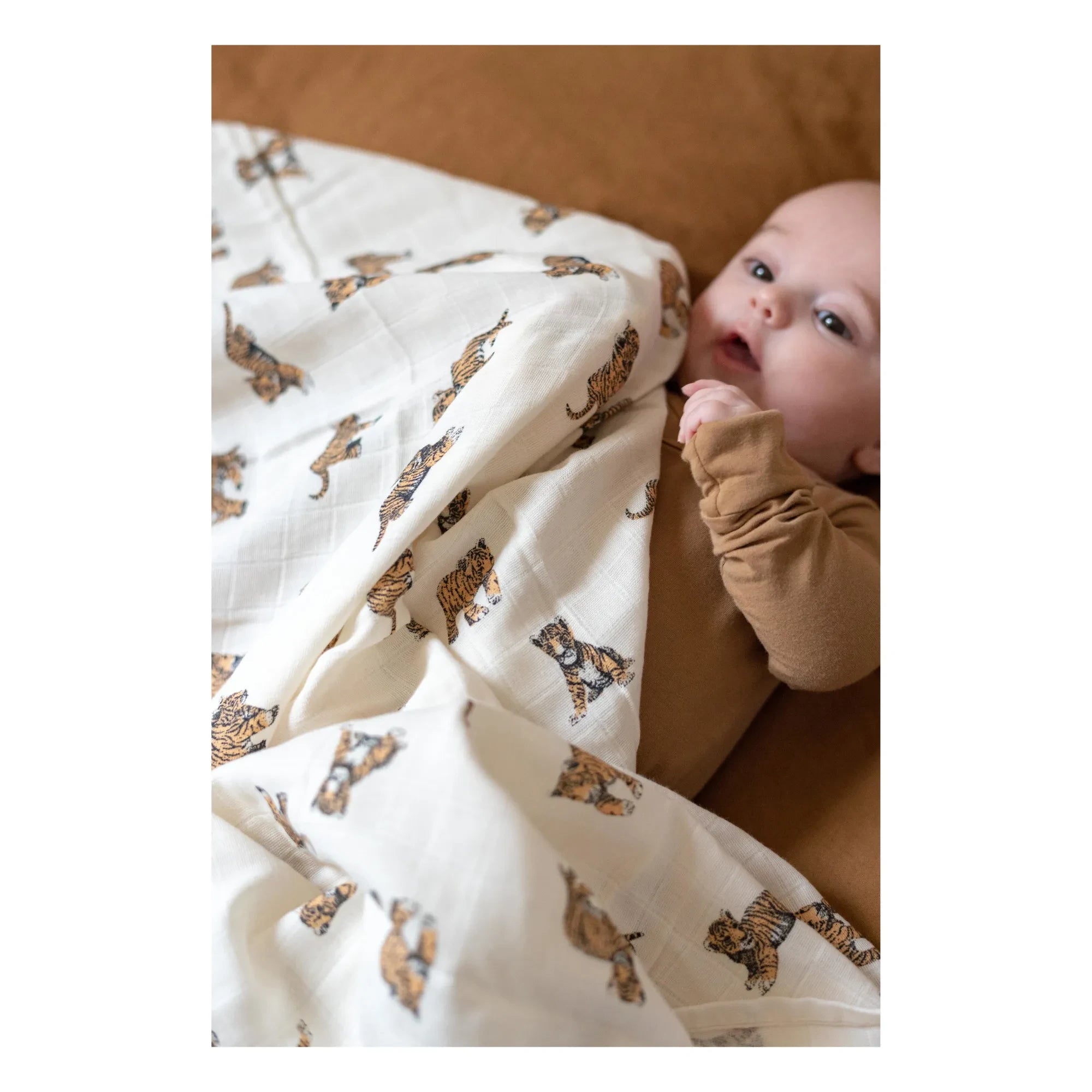 Milinane - Organic Cotton Muslin Blanket | White