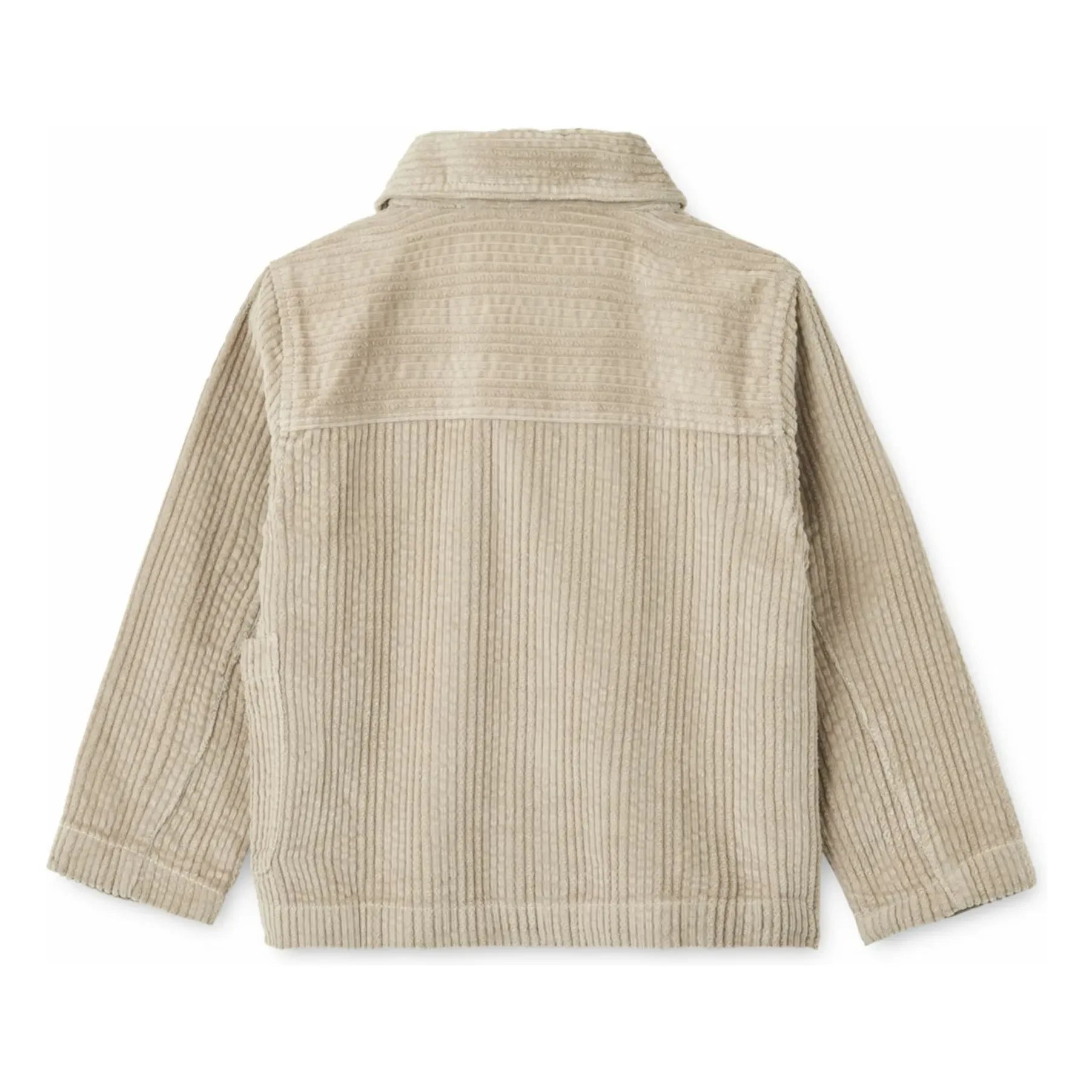 Liewood - Paule Organic Cotton Velvet Shirt Jacket | Beige