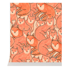 Season Paper - Fox Croud Wallpaper