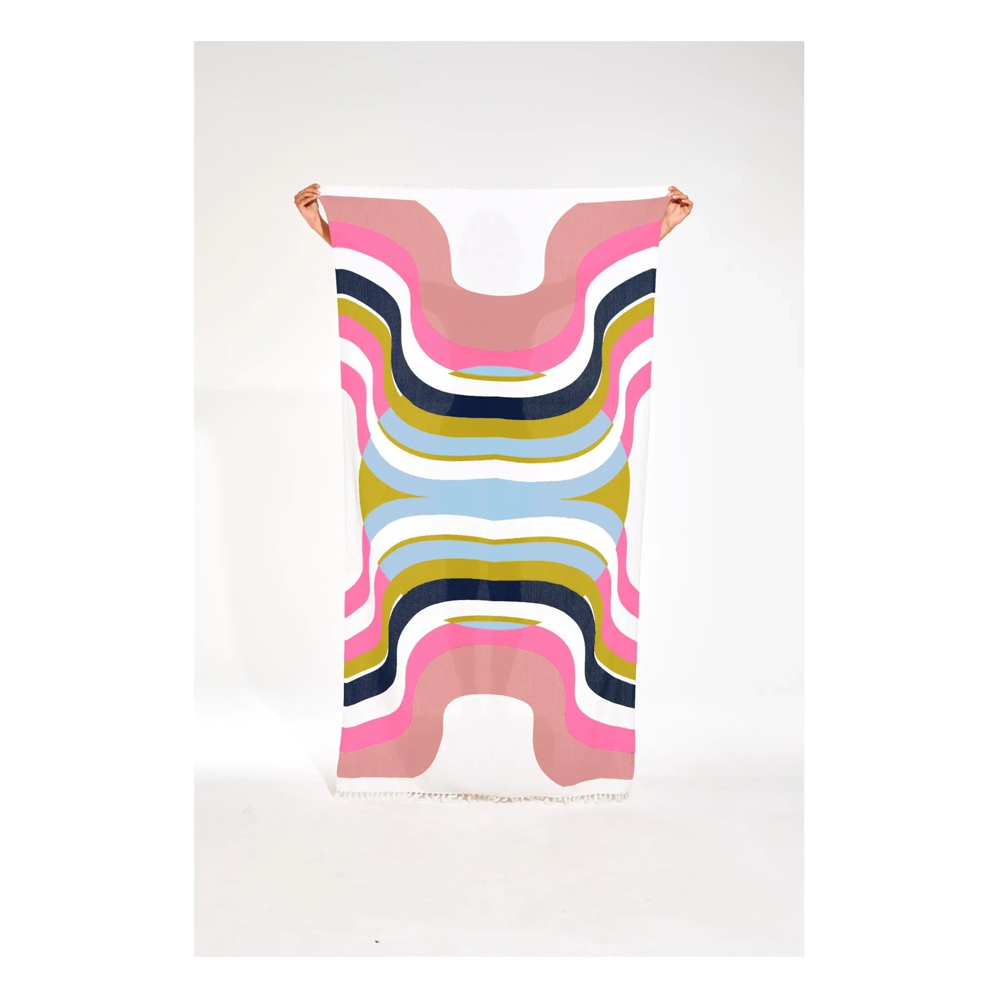 Mapoésie - Halo Beach Towel | Pink
