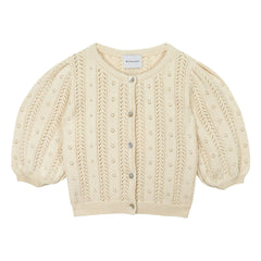 Mipounet - Nilda Knitted Cardigan | Ecru