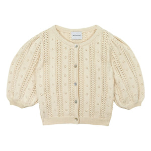 Mipounet - Nilda Knitted Cardigan | Ecru