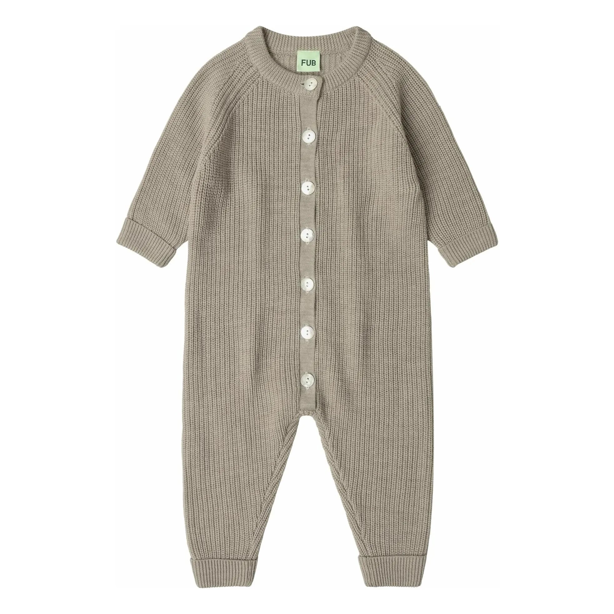 FUB - Merino Wool Jumpsuit | Heather Beige