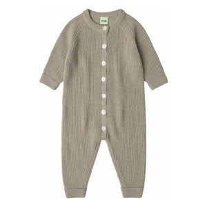 FUB - Merino Wool Jumpsuit | Heather Beige