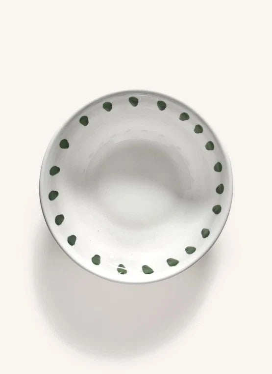 Serax - Charly Striped Bowls - Set of 2 | Green