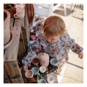 Mushie - Silicone Tea Set | Powder Pink